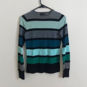 Lightly worn, 50% wool striped sweater size XS by The Limited